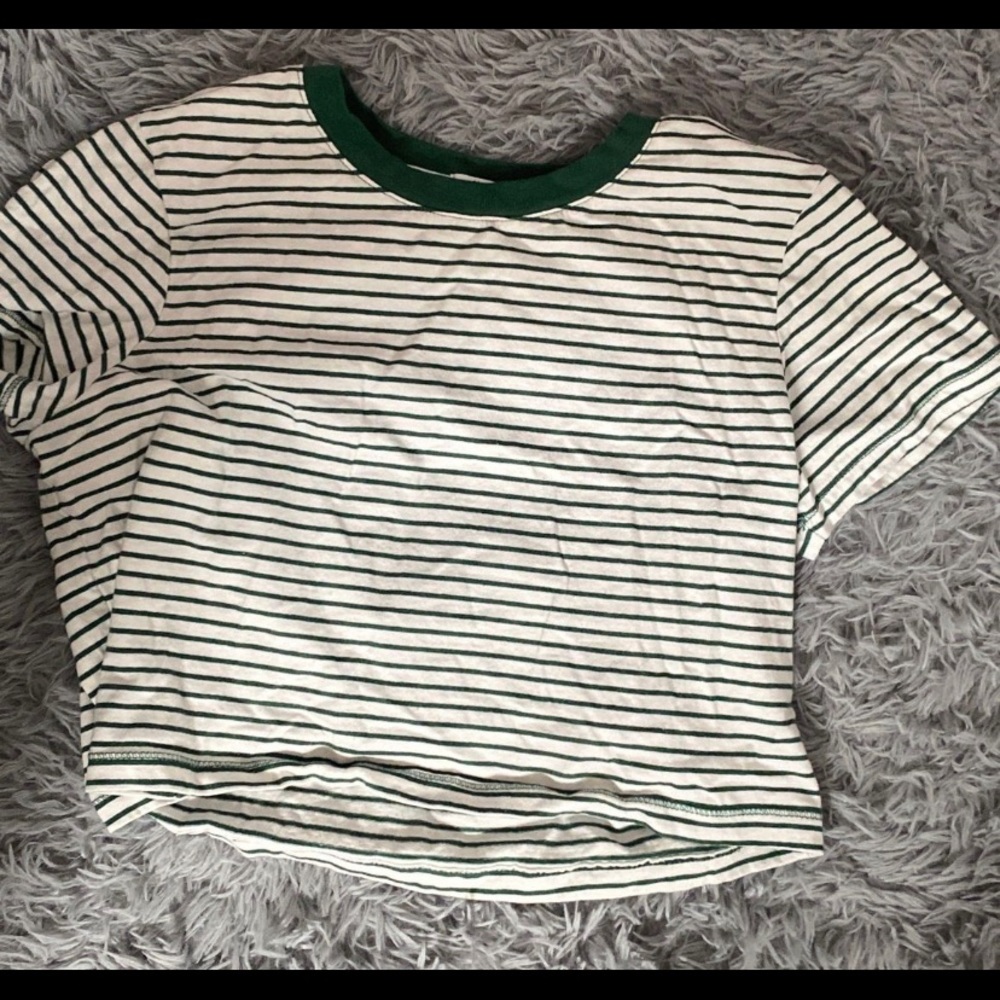 Cotton On striped medium crop top
